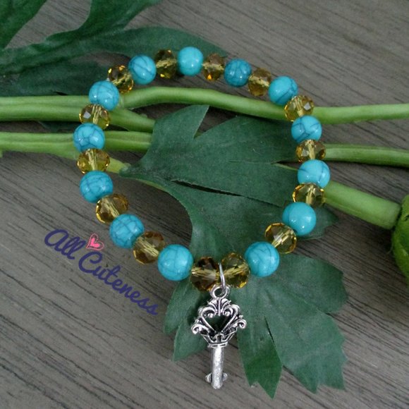 🎀 Beaded Stretch Bracelet - Picture 1 of 2